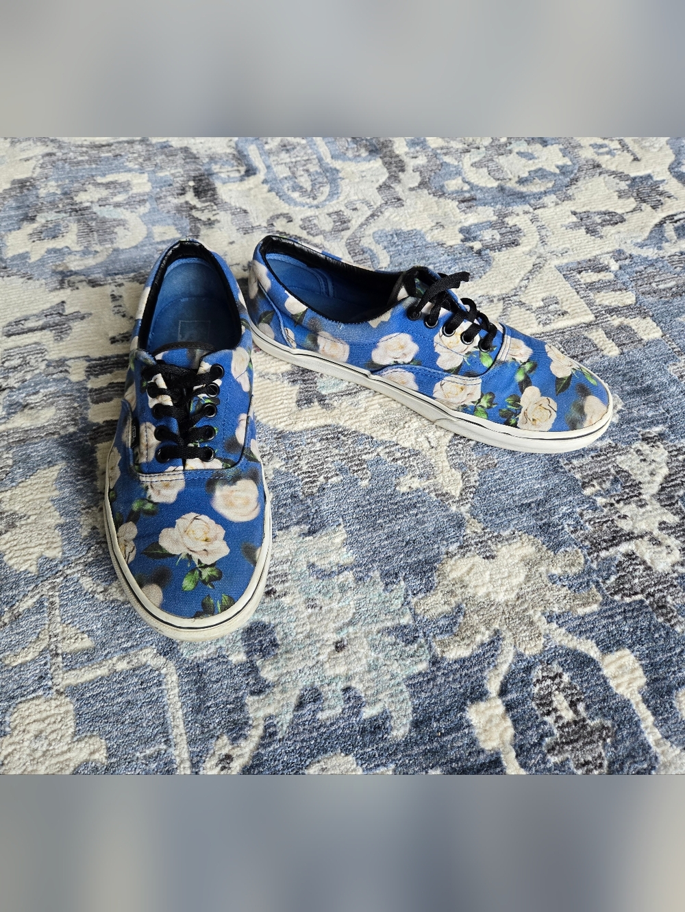 Highly Romantic Rose Vans - Men's 10.5